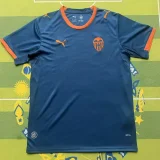 26-27 Valencia Royal blue Fans Soccer Jersey