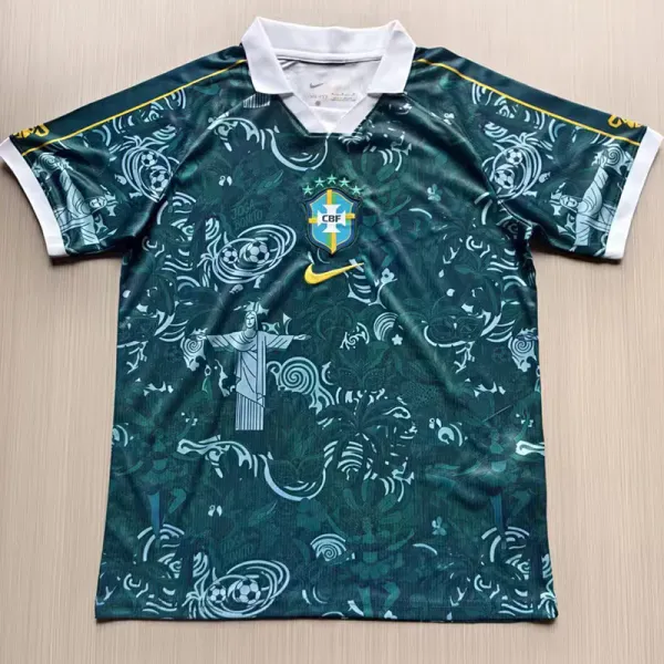2026-27 Brazil Geen Polo Short Sleeve (女神图)