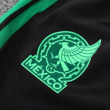 25-26 Mexico Black Windbreaker Suit (Hoodie)(风衣套装)