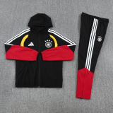 25-26 Germany Black Windbreaker Suit (Hoodie)(风衣套装)
