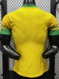 2026-27 Brazil Yellow Special Edition Player Version Soccer Jersey (绿袖口)