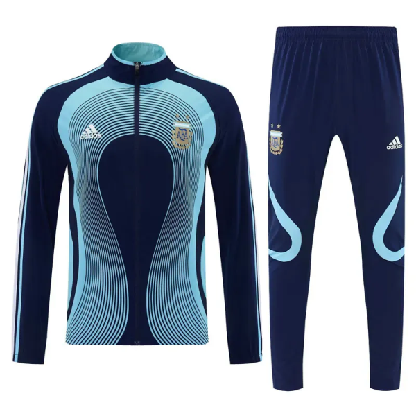 2026-27 Argentina Royal blue Windbreaker Suit (风衣套装)