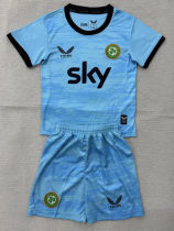 2026-27 Ireland Blue Goalkeeper Kids Soccer Jersey