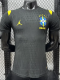 2026-27 Brazil Black Player Version Training shirts (黄飞人标)