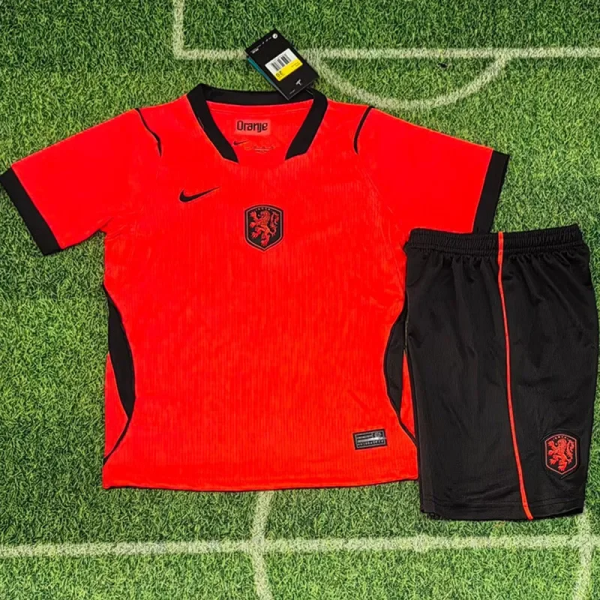 2026-27 Netherlands Home Kids Soccer Jersey
