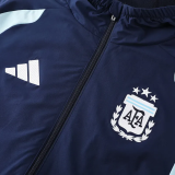 25-26 Argentina Royal Blue Windbreaker Suit (Hoodie)(风衣套装)