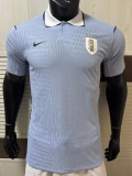 2026-27 Uruguay Home Player Version Soccer Jersey (Right-Arm Patch)