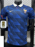 2026-27 France Home Player Version Soccer Jersey (Right-Arm Patch)