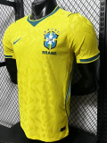 2026-27 Brazil Home Player Version Soccer Jersey (Right-Arm Patch)