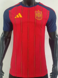 2026-27 Spain Home Player Version Soccer Jersey (Right-Arm Patch)