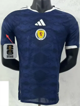 2026-27 Scotland Home Player Version Soccer Jersey (Right-Arm Patch)