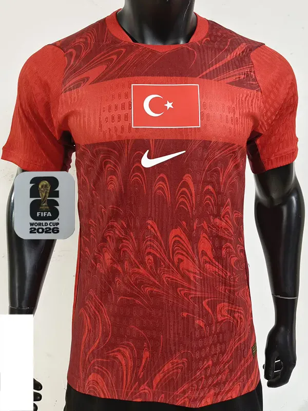 2026-27 Turkey Away Player Version Soccer Jersey (Right-Arm Patch)