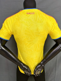 2026-27 Colombia Home Player Version Soccer Jersey (Right-Arm Patch)