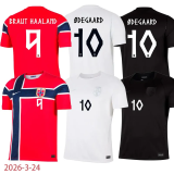 2026-27 Norway Home Player Version Soccer Jersey (Right-Arm Patch)
