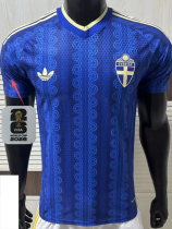2026-27 Sweden Away Player Version Soccer Jersey (Right-Arm Patch)