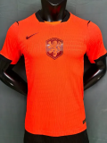 2026-27 Netherlands Home Player Version Soccer Jersey (Right-Arm Patch)