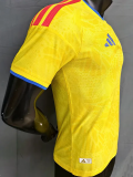 2026-27 Colombia Home Player Version Soccer Jersey (Right-Arm Patch)