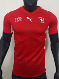 2026-27 Switzerland Home Player Version Soccer Jersey (Right-Arm Patch)
