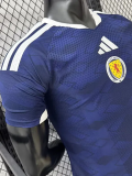 2026-27 Scotland Home Player Version Soccer Jersey (Right-Arm Patch)