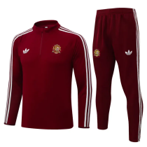 2026-27 Spain Brown Red Half Pull Tracksuit #B26036(半拉链)