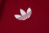 2026-27 Spain Brown Red Half Pull Tracksuit #B26036(半拉链)