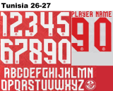 2026-27 Tunisia Away Fans Soccer Jersey (Right-Arm Patch)