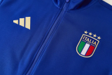 2026-27 Italy Fancy blue Jacket Tracksuit #01