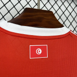 2026-27 Tunisia Home Fans Soccer Jersey (Right-Arm Patch)