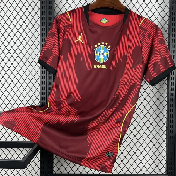 2026-27 Brazil JD Red Goalkeeper Fans Soccer Jersey