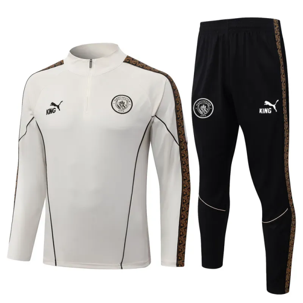 2026-27 Man City Beige Half Pull Tracksuit #B26038(半拉链)