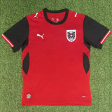 2026-27 Austria Home Fans Soccer Jersey (Right-Arm Patch)