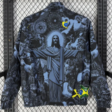 2026-27 Brazil Purple & Blue Double Sided Windbreaker (双面风衣)