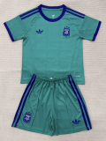 2026-27 Argentina Green Goalkeeper Kids Soccer Jersey