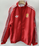 2026-27 Spain Red & White Double Sided Windbreaker (双面风衣)