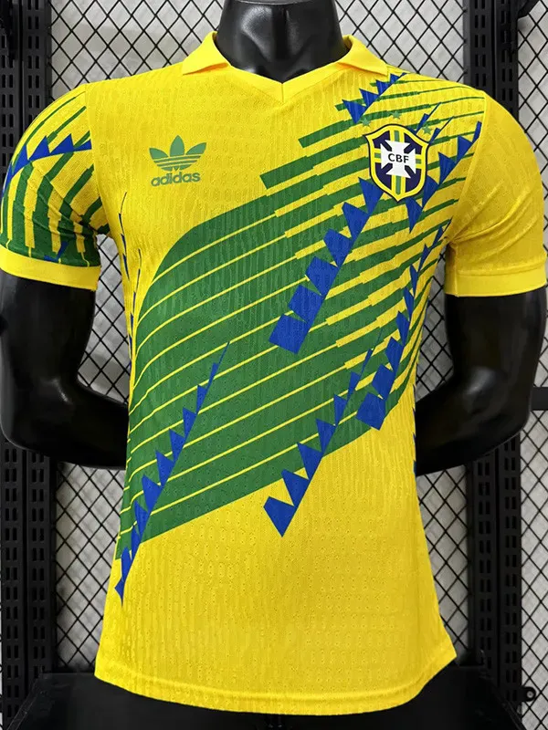 2026-27 Brazil Yellow Special Edition Player Version Soccer Jersey (三叶标)