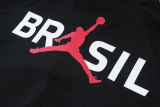 2026-27 Brazil Black Half Pull Tracksuit #B26034(半拉链)