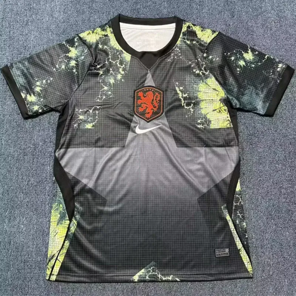 2026-27 Netherlands Black Goalkeeper Fans Soccer Jersey