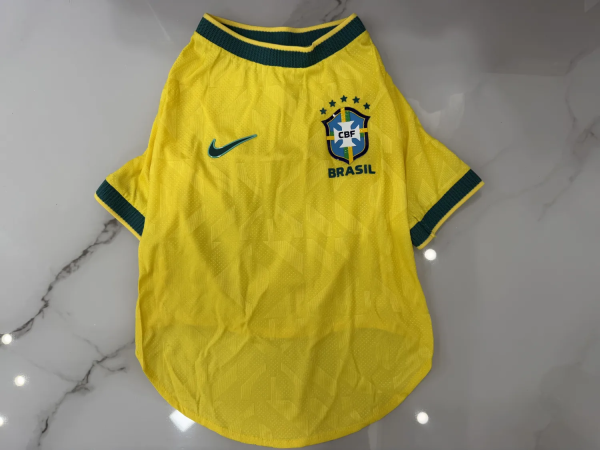 2026 Brazil Home Pet Soccer Jersey