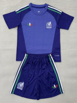 2026-27 Mexico Purple Goalkeeper Kids Soccer Jersey