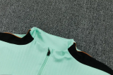 2026-27 France Light green Half Pull Tracksuit (半拉链)