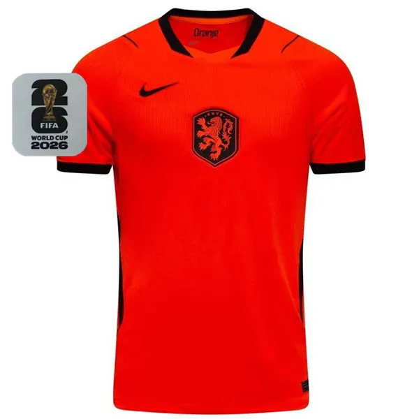 2026-27 Netherlands Home 1:1 Fans Soccer Jersey (Right-Arm Patch)