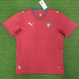 2026-27 Portugal Home 1:1 Fans Soccer Jersey (Right-Arm Patch)
