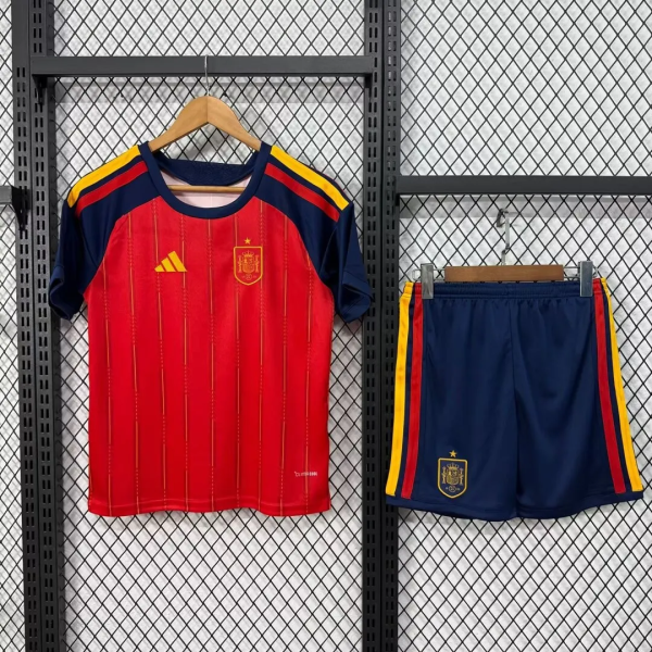 2026-27 Spain National Team Home Adult Socce Jersey(成人套装）