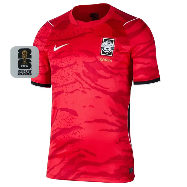 2026-27 Korea Home Fans Soccer Jersey (Right-Arm Patch)