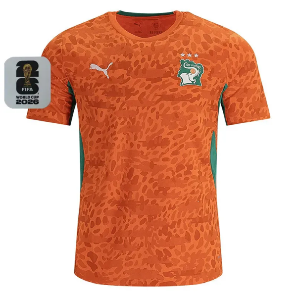2026-27 Ivory Coast Home Fans Soccer Jersey (Right-Arm Patch)