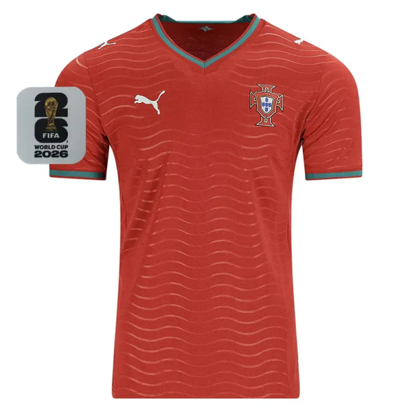 2026-27 Portugal Home 1:1 Fans Soccer Jersey (Right-Arm Patch)