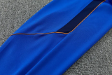 2026-27 France Fancy blue Half Pull Tracksuit (半拉链)