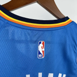 22-23 OKC Thunder GILGEOUS-ALEXANDER #2 Blue Top Quality Hot Pressing NBA Jersey