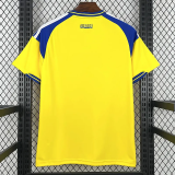 2026-27 Sweden Home Fans Soccer Jersey (Right-Arm Patch)