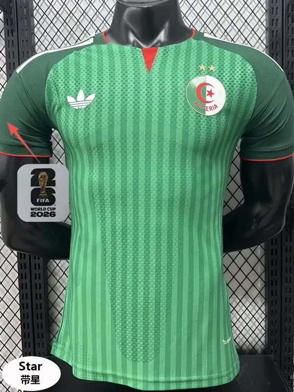 2026-27 Algeria Away Player Version Soccer Jersey (right-arm patch)(Star 带星)
